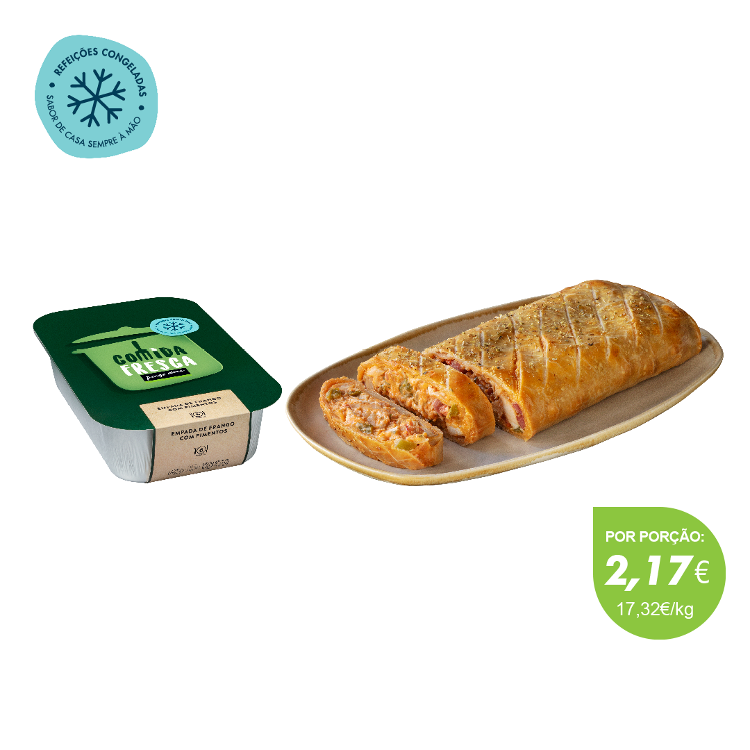 Empada de Frango com Pimentos Comida Fresca