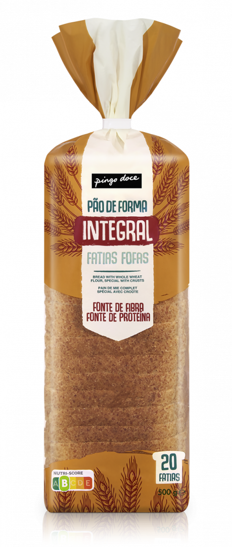 Pão de Forma Integral com Côdea 500 g