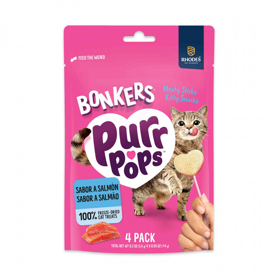 Snack para Gato PurrPops Sabor Salmão