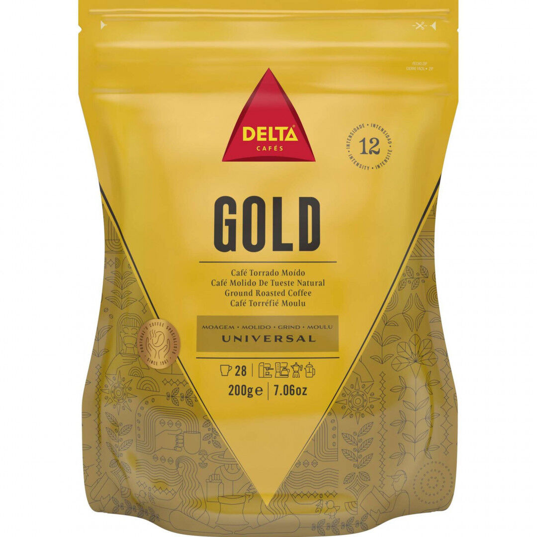 Café Torrado Moído Moagem Universal Gold Delta 200 g