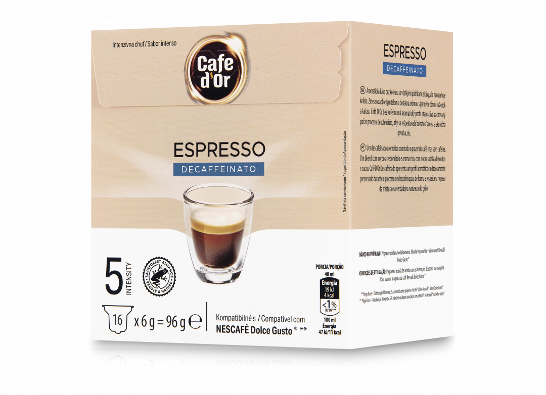 Cápsulas de Café Descafeinado