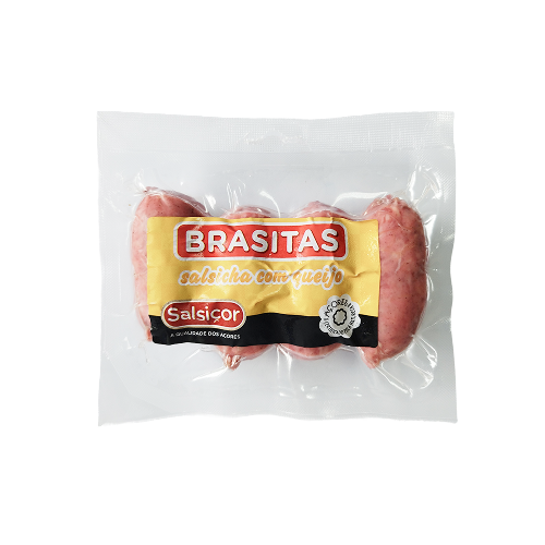 Salsicha com Queijo Brasitas