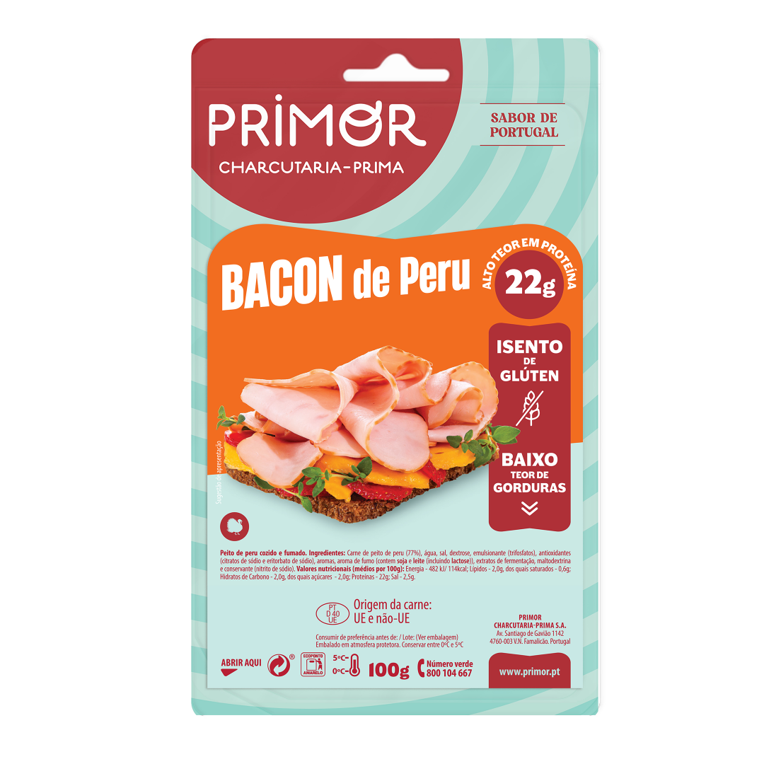 Bacon De Peru Fatiado Primor 100 g